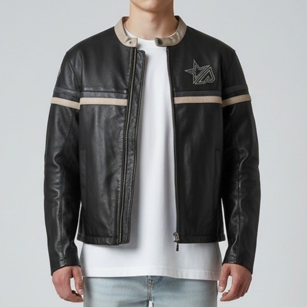 Rage On Demand R.O.D. Biker Moto Faux Leather Jacket MX Series